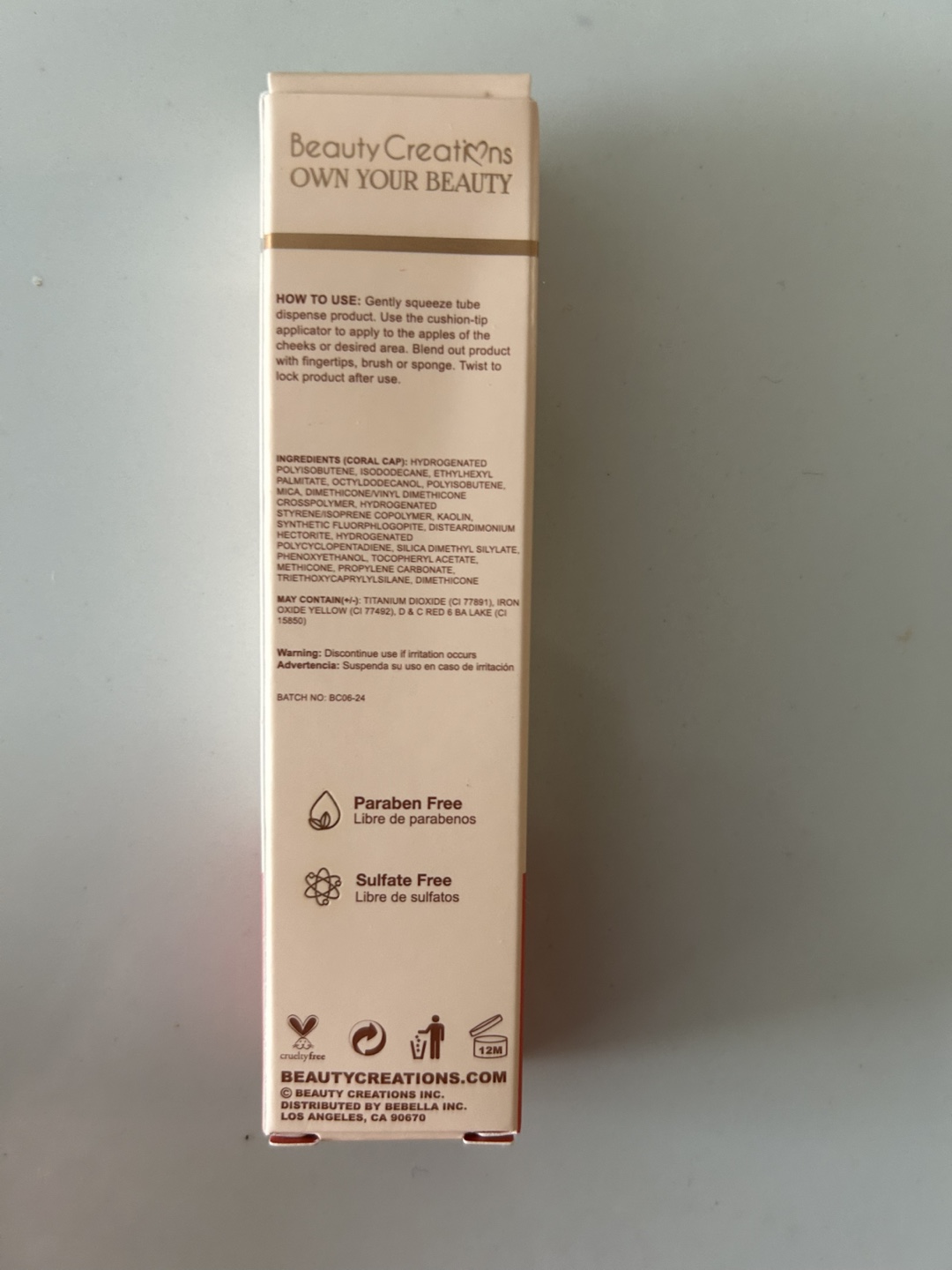 (New) Beauty Creations Cheeked Up Liquid Blush - Coral Cap - photo 3