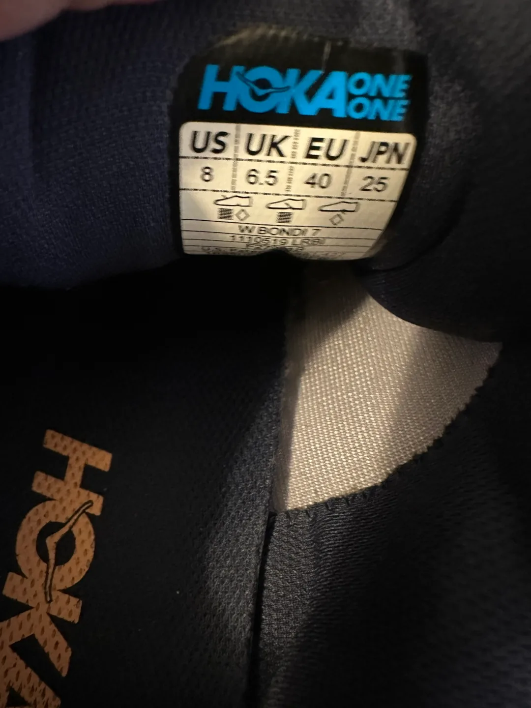 Hoka One One Bondi 7 Women's Size 8 image indicator(4)