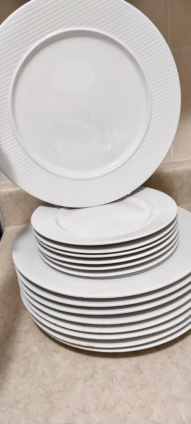 European White Dinnerware Set (Mugs, Bowls, Plates) &  … - photo 2