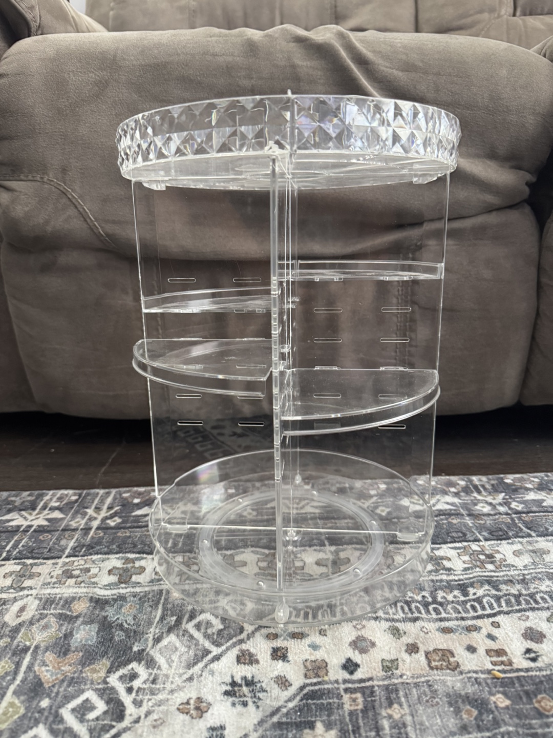 Rotating Acrylic Makeup Organizer