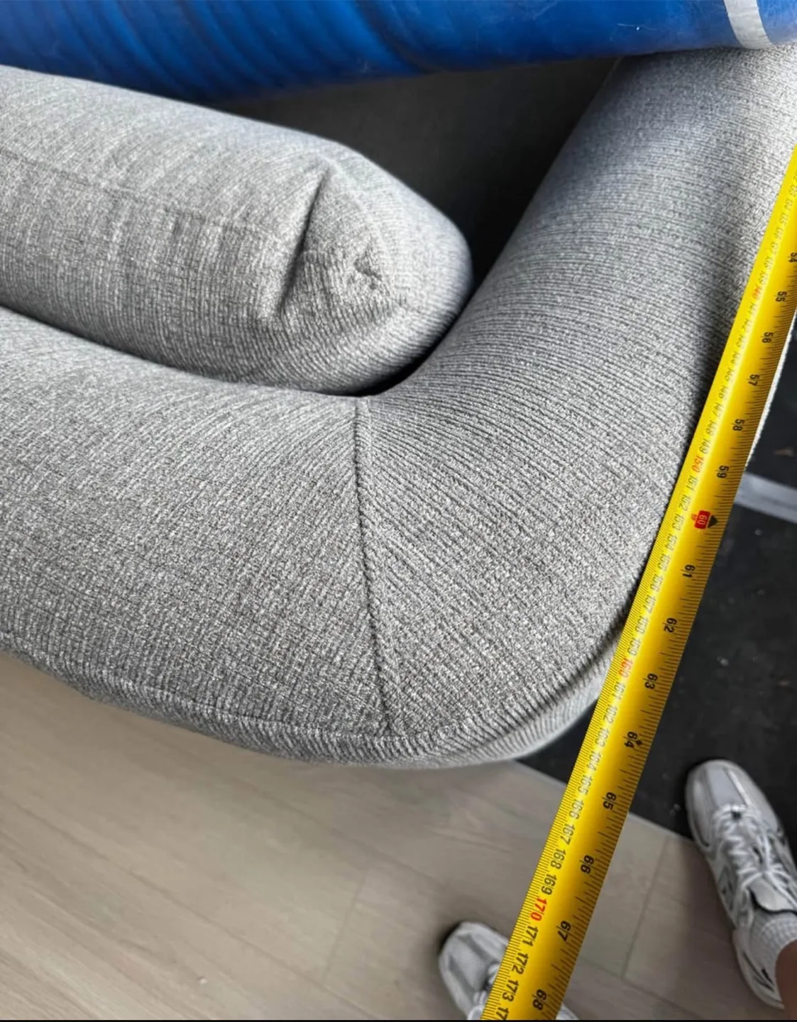 Grey Sectional Sofa Bed with Storage image indicator(5)