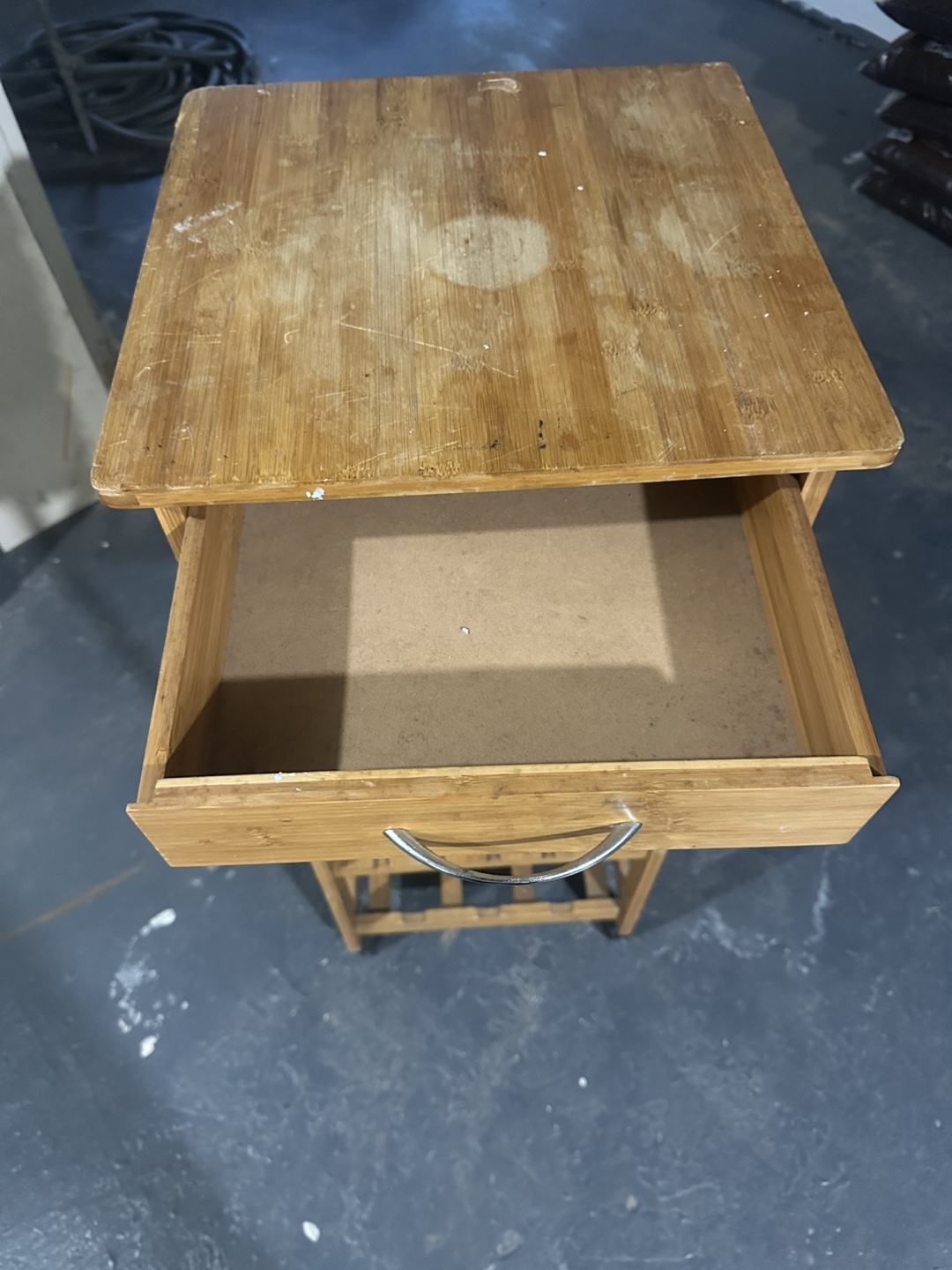 Wooden Kitchen Cart with Drawer - photo 3