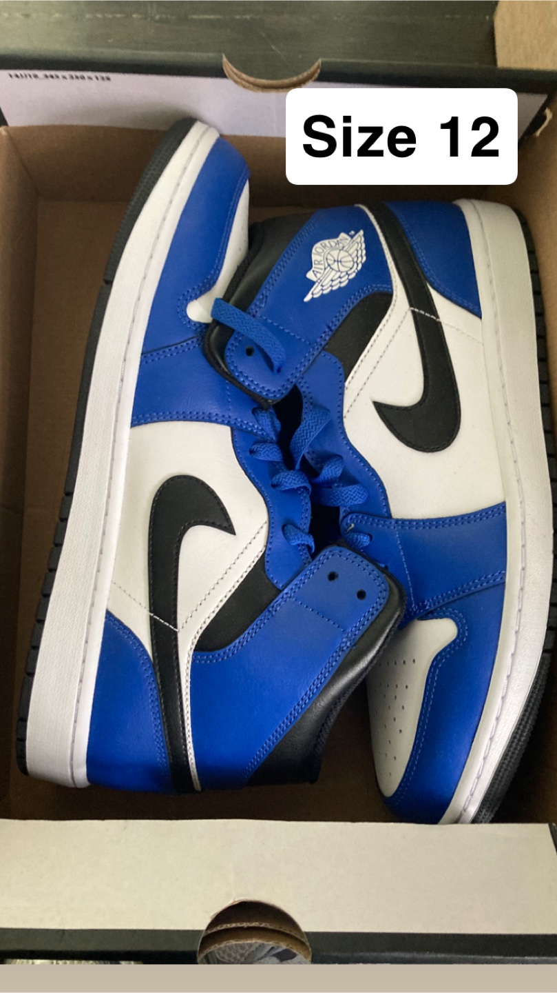 Air Jordan 1 Mid Royal Blue - Size 12 - photo 3