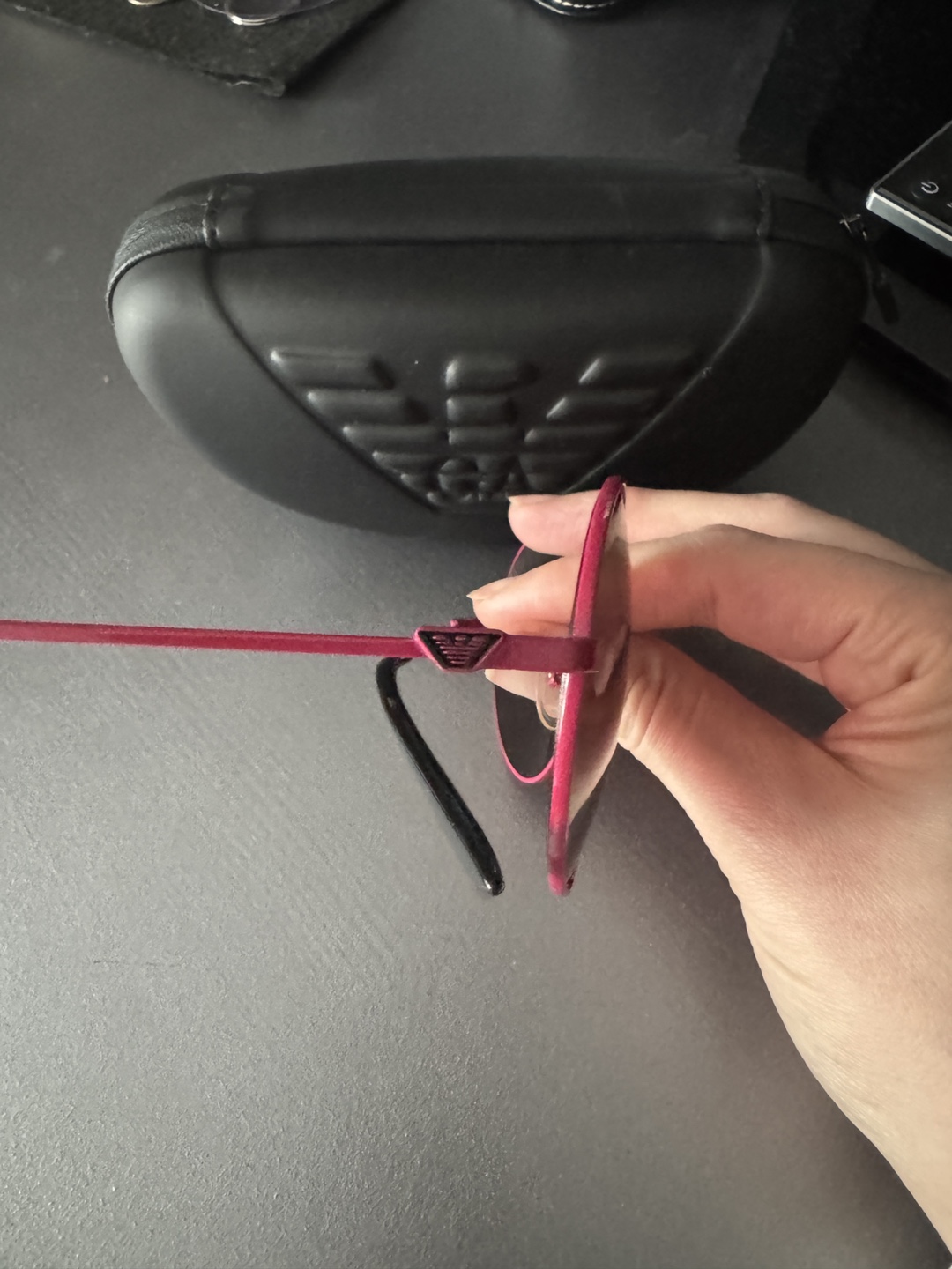 Emporio Armani Pink Round Sunglasses - photo 2