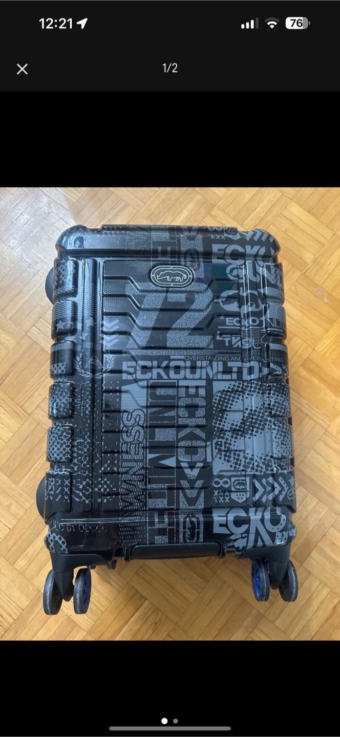 Ecko Unltd. Black Carry-On Luggage