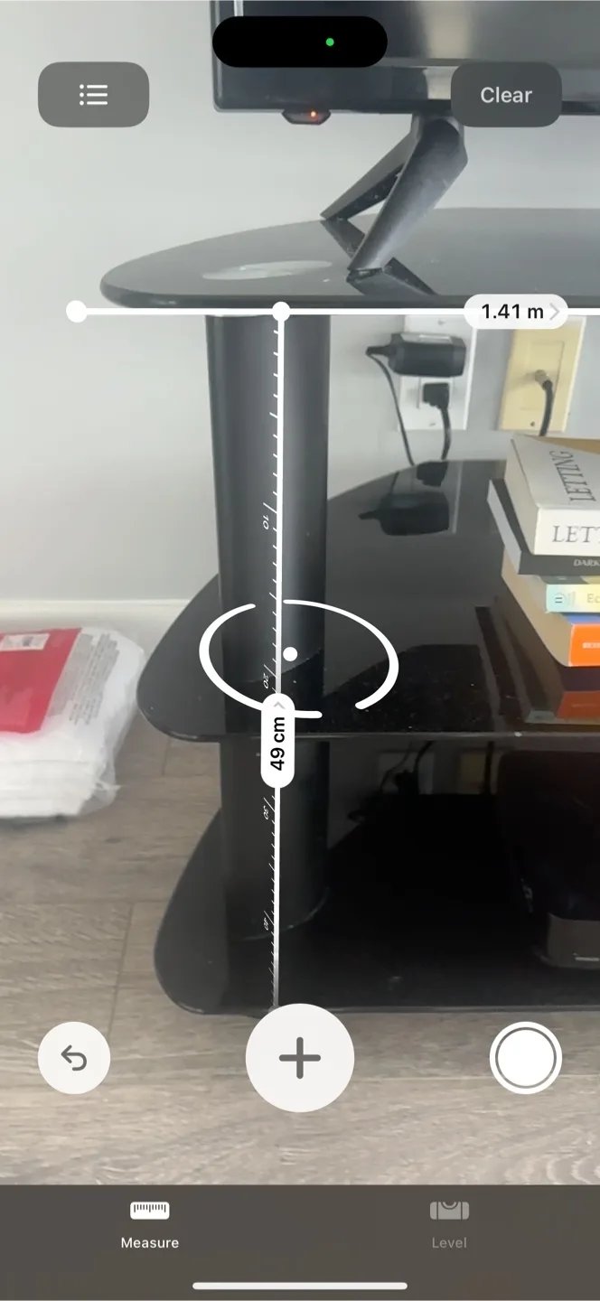 Black Glass TV Stand - 1.41m Wide image indicator(4)