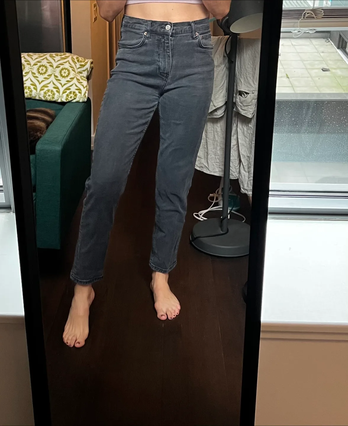 MNG Denim Black Jeans - Size 6 thumbnail