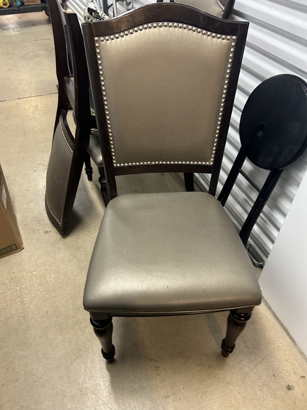 Dining Chair with Silver Studs 4pc