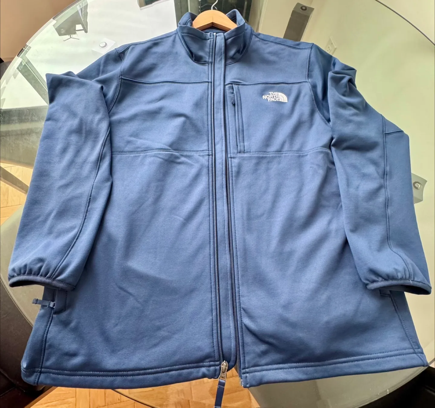 North Face Full Zip Jacket - Navy 2XL thumbnail