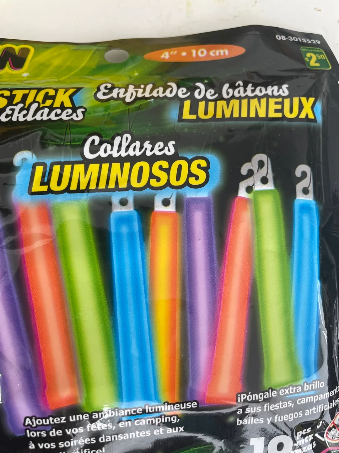 Glow Stick Necklaces - 10 pack thumbnail