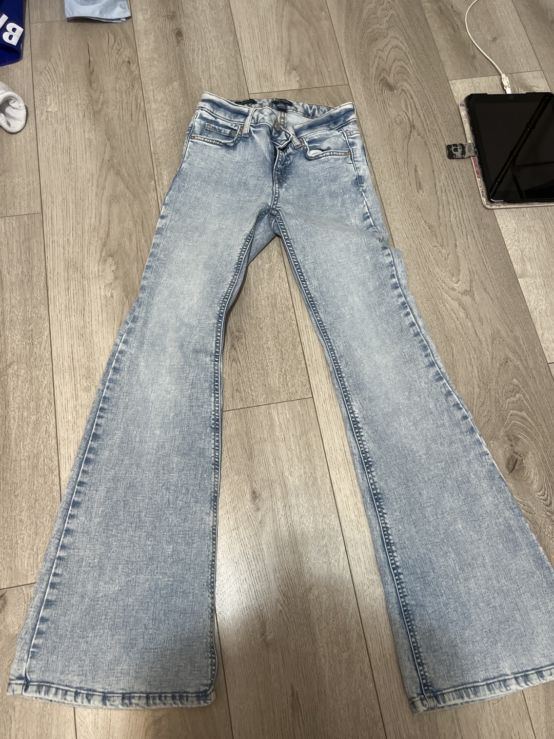 Light Blue Flare Jeans - photo 2