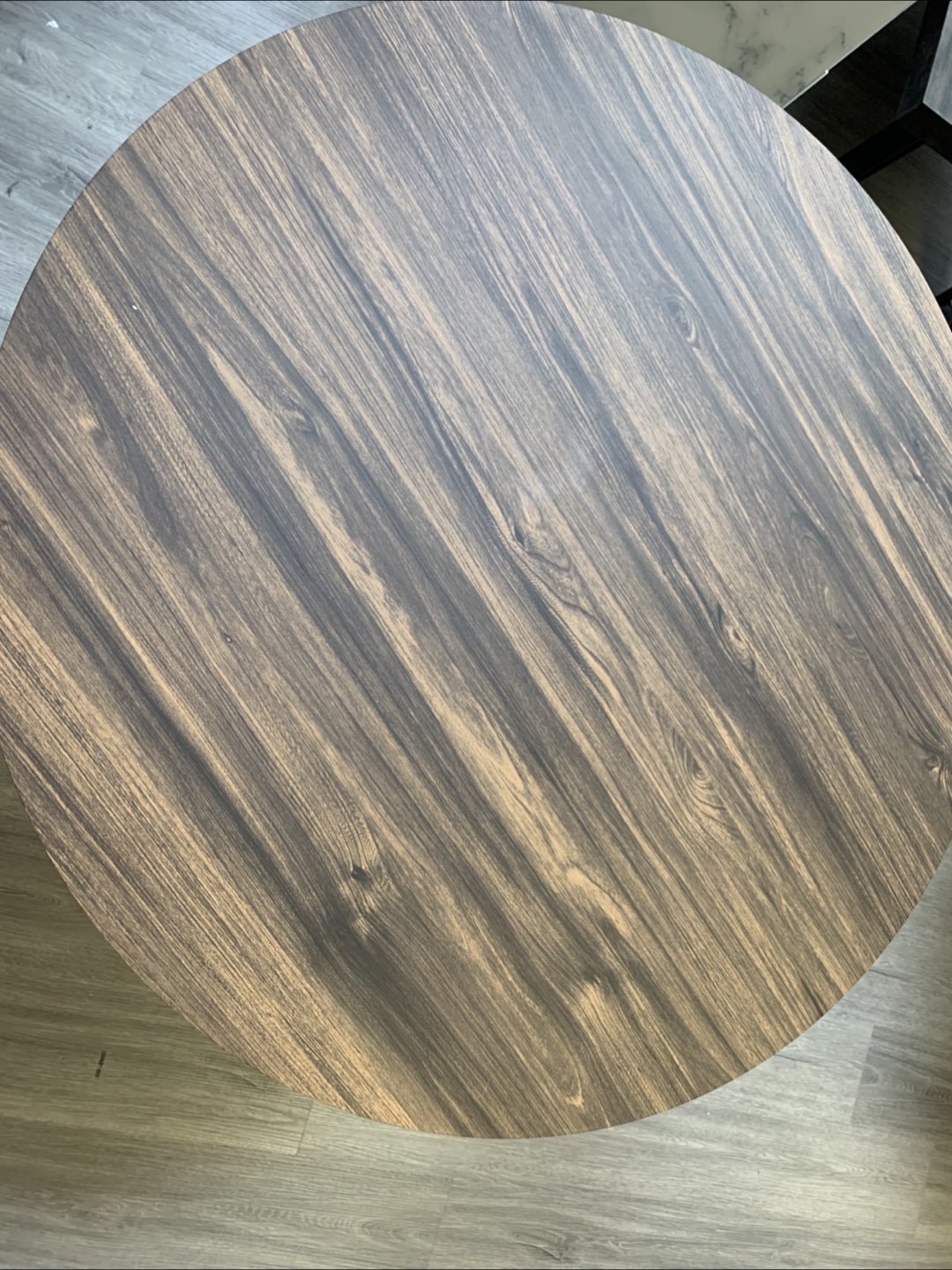 Round Dining Table - Wood & Metal - photo 3