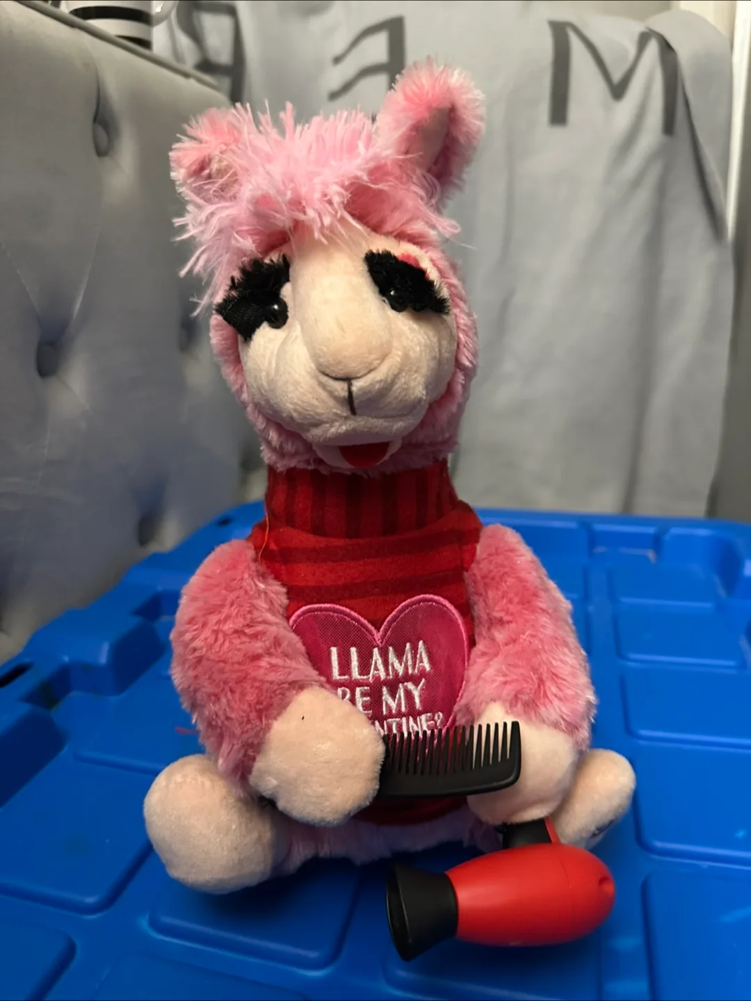 Musical Llama Be My Valentine Plush Toy thumbnail