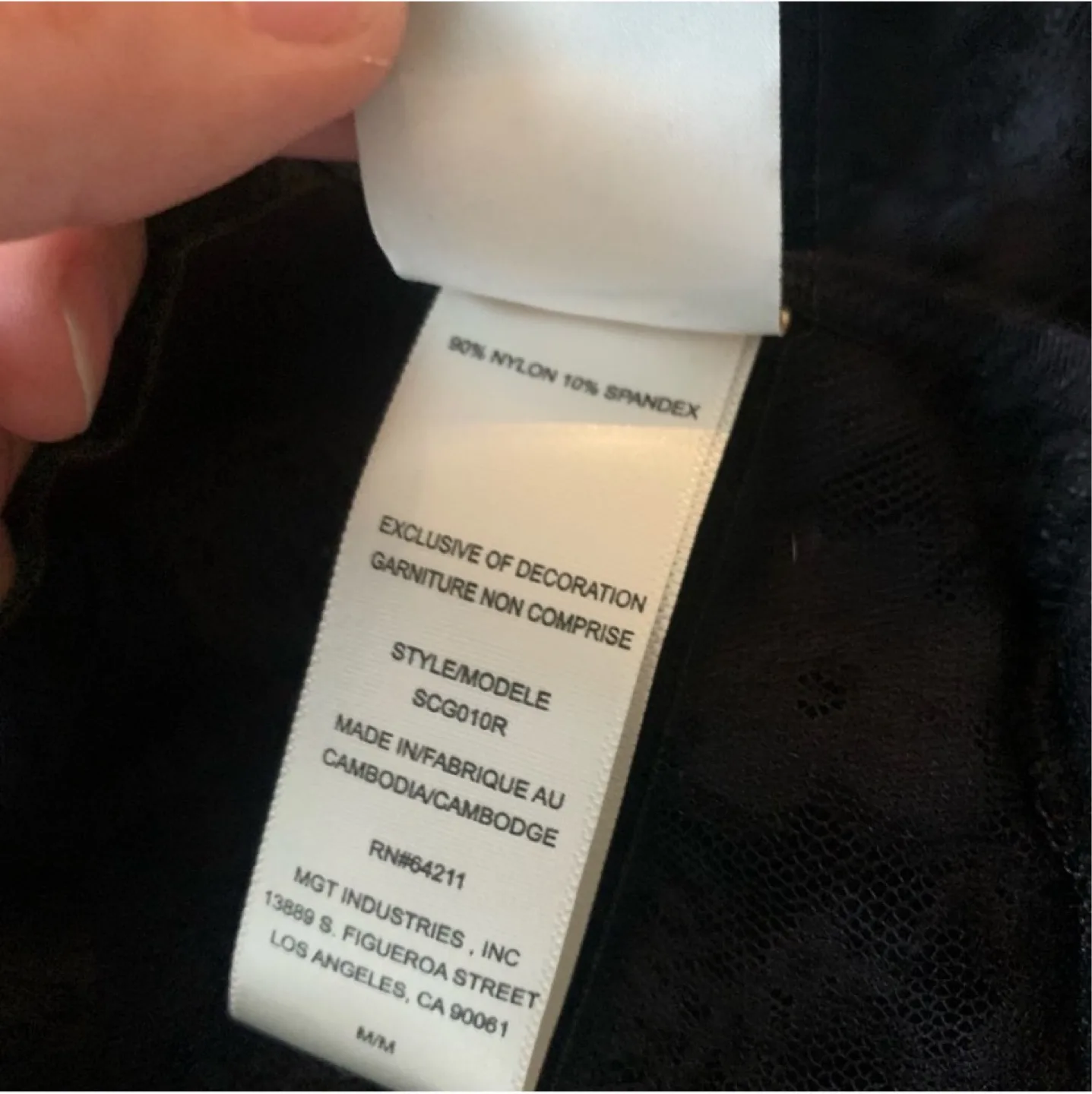 🧡Black floral lace slip medium image indicator(6)