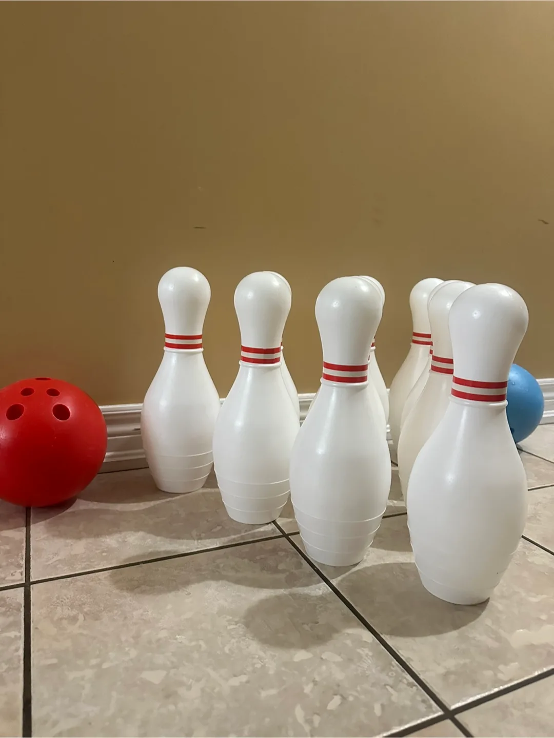 Outdoor Kids Bowling Set - 10 Pins & 2 Balls thumbnail