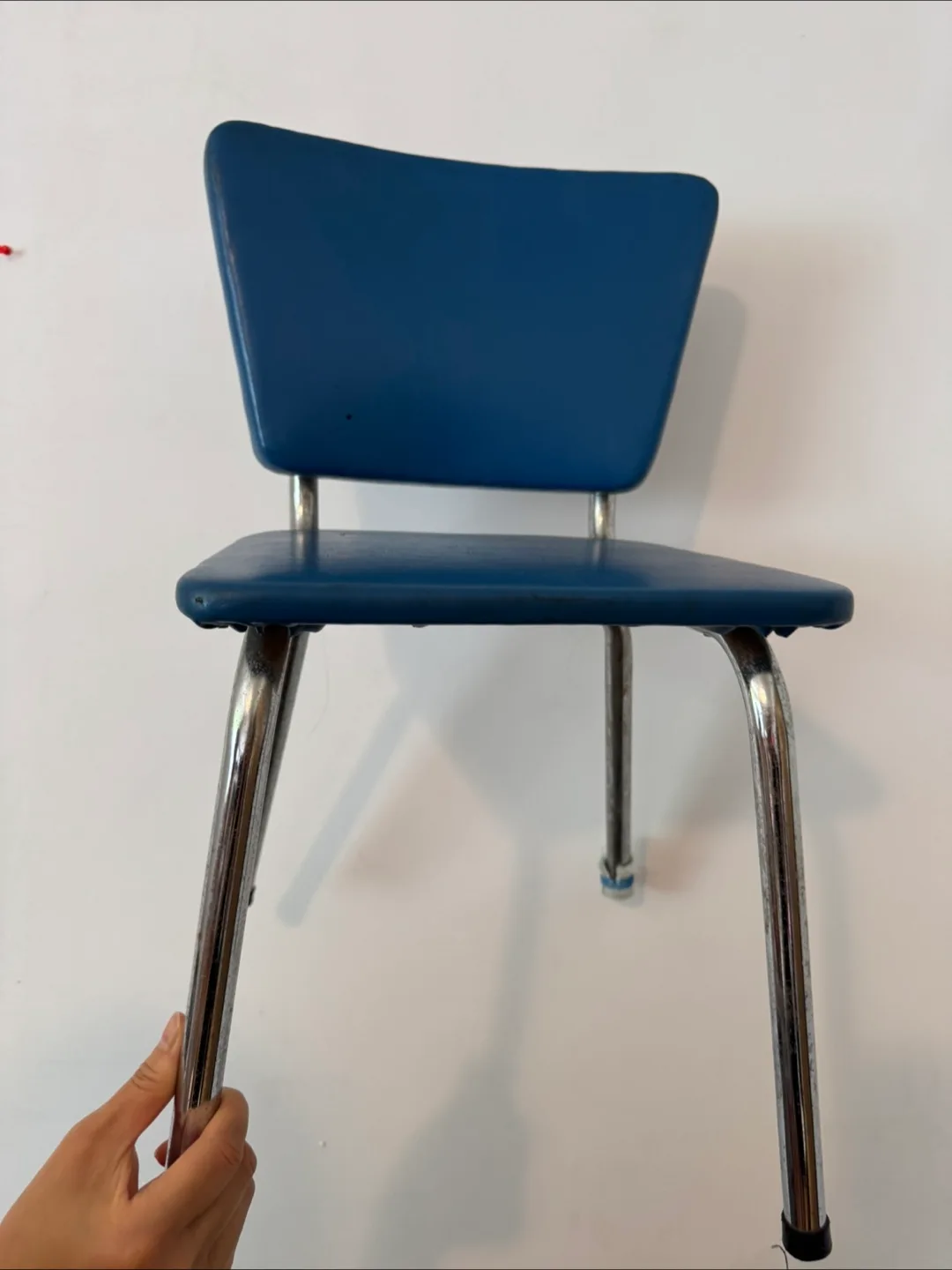 Vintage Blue School Chair - Kids Size thumbnail