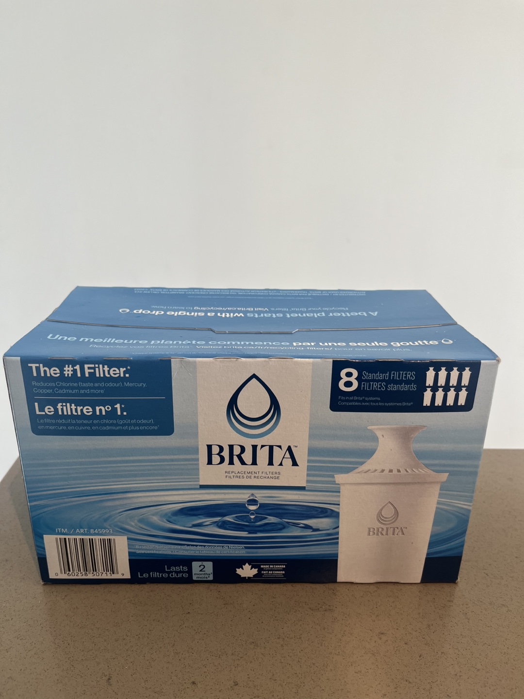 9 Brita Filters – 8 in Box + 1 Single