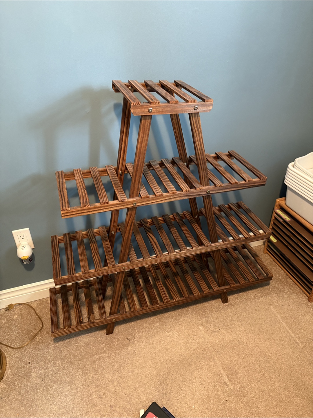 Wooden 3-Tier Plant Stand