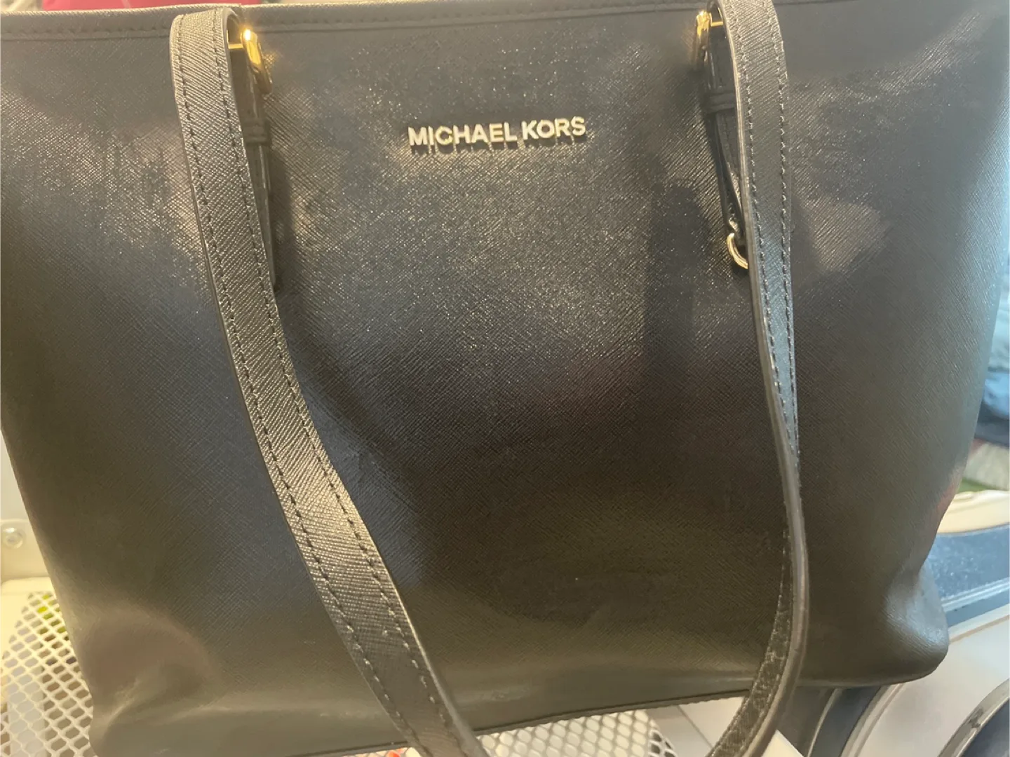 Michael Kors Black Tote Bag thumbnail