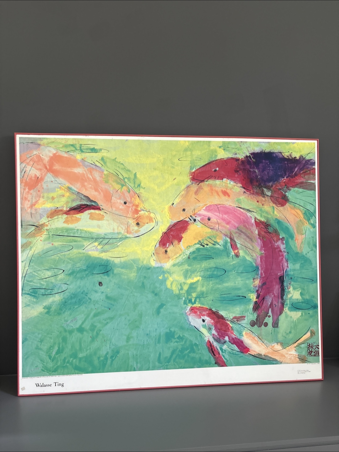 Walasse Ting '48 Sept poissons - 7 Fishes' Print - photo 3