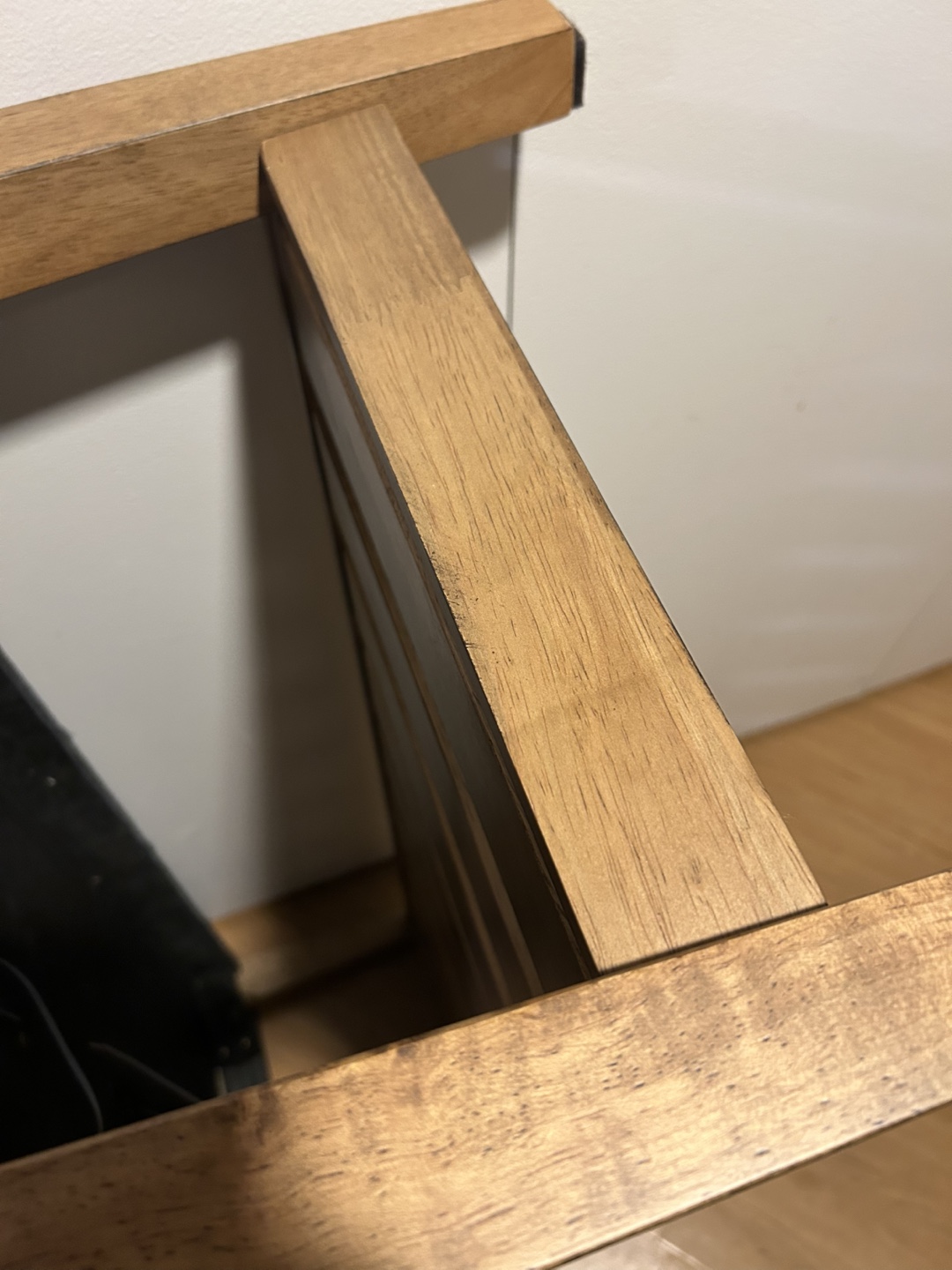 Upholstered Bench with Wooden Base - photo 4