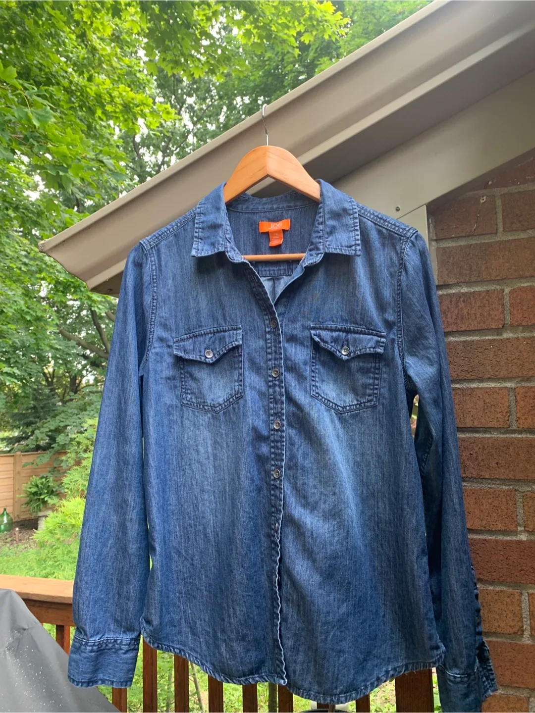 Joe Fresh Denim Shirt - Size L thumbnail