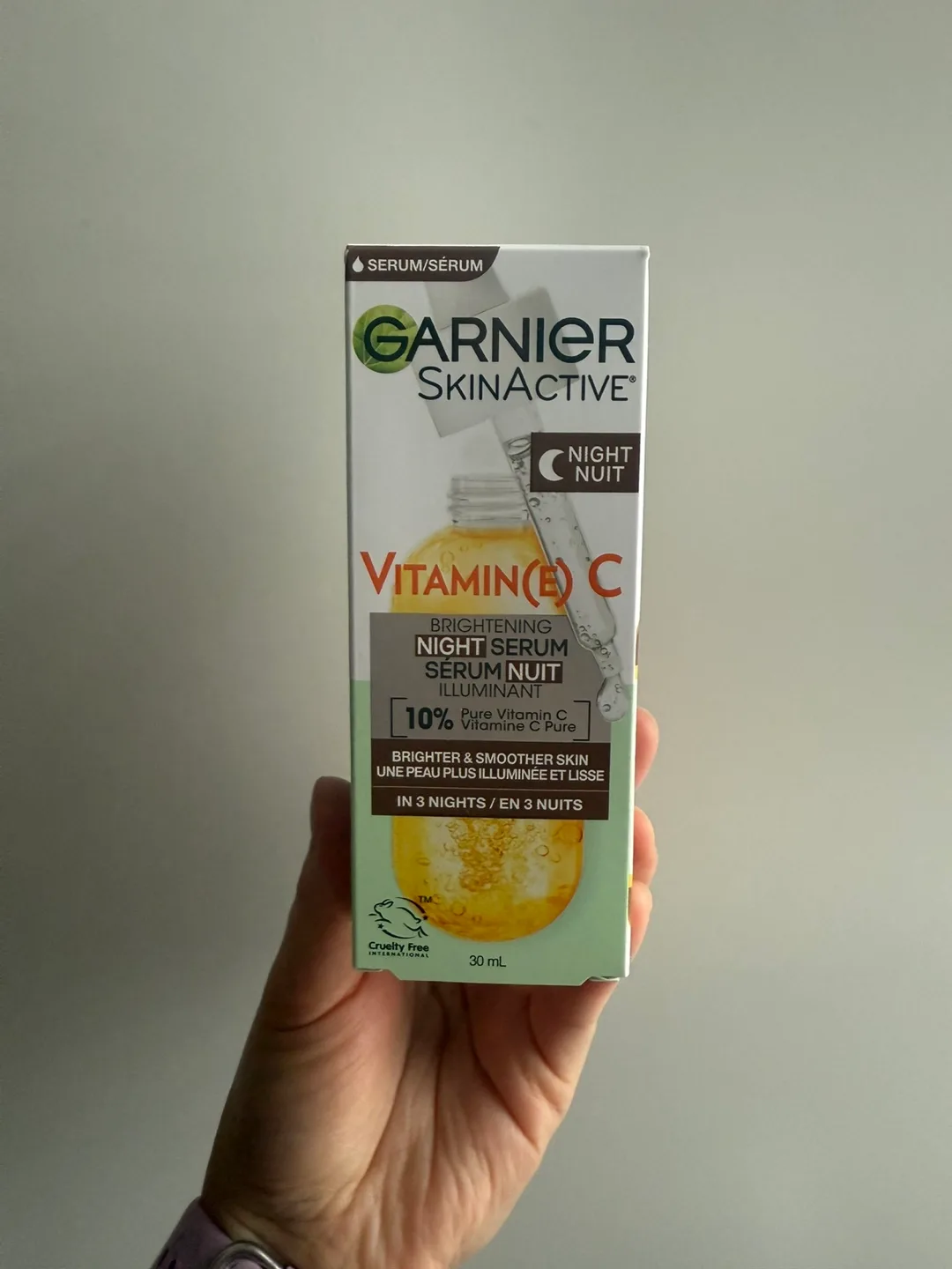 🧡NEW Garnier SkinActive Vitamin C Brightening Night Serum thumbnail