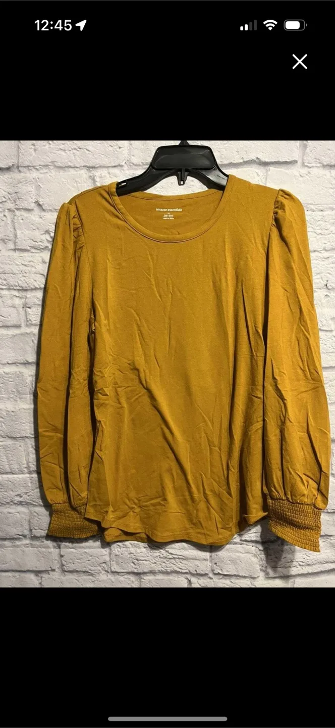 New Amazon Essentials Long Sleeve Shirt - Size M image indicator(2)