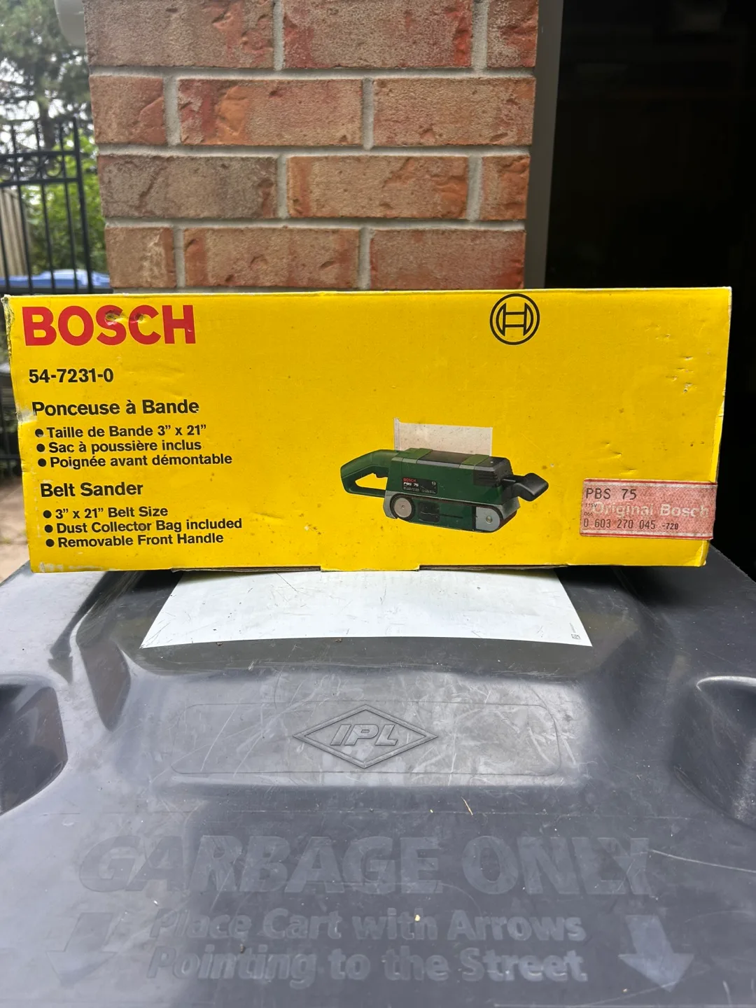 Bosch PBS 75 Belt Sander thumbnail