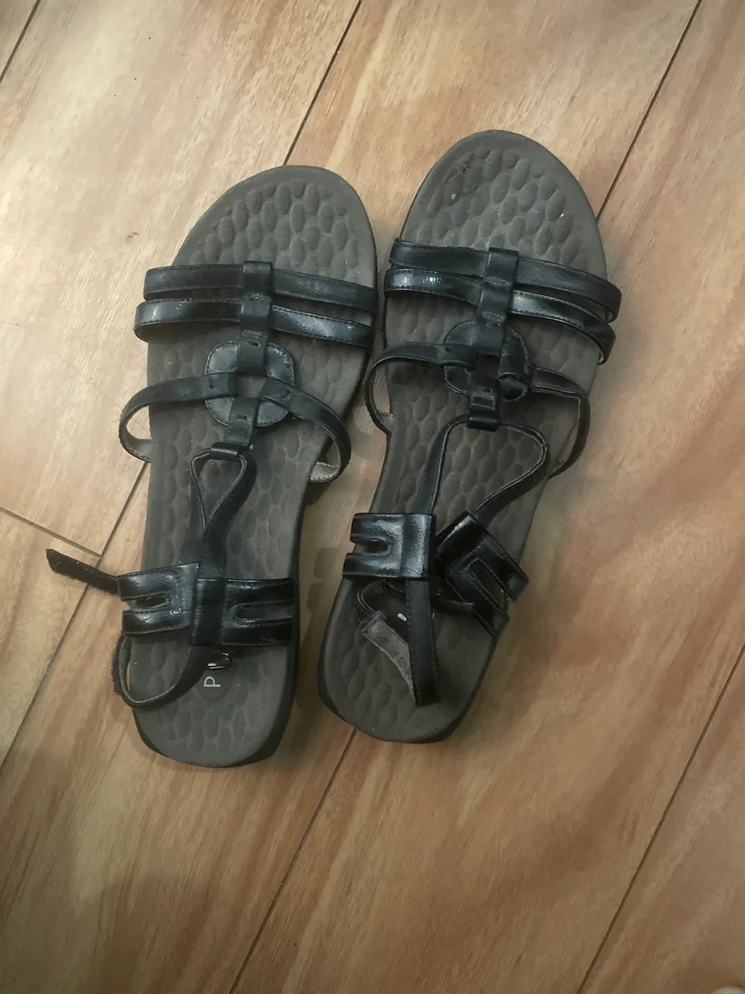 Clarks Provo Black Sandals thumbnail