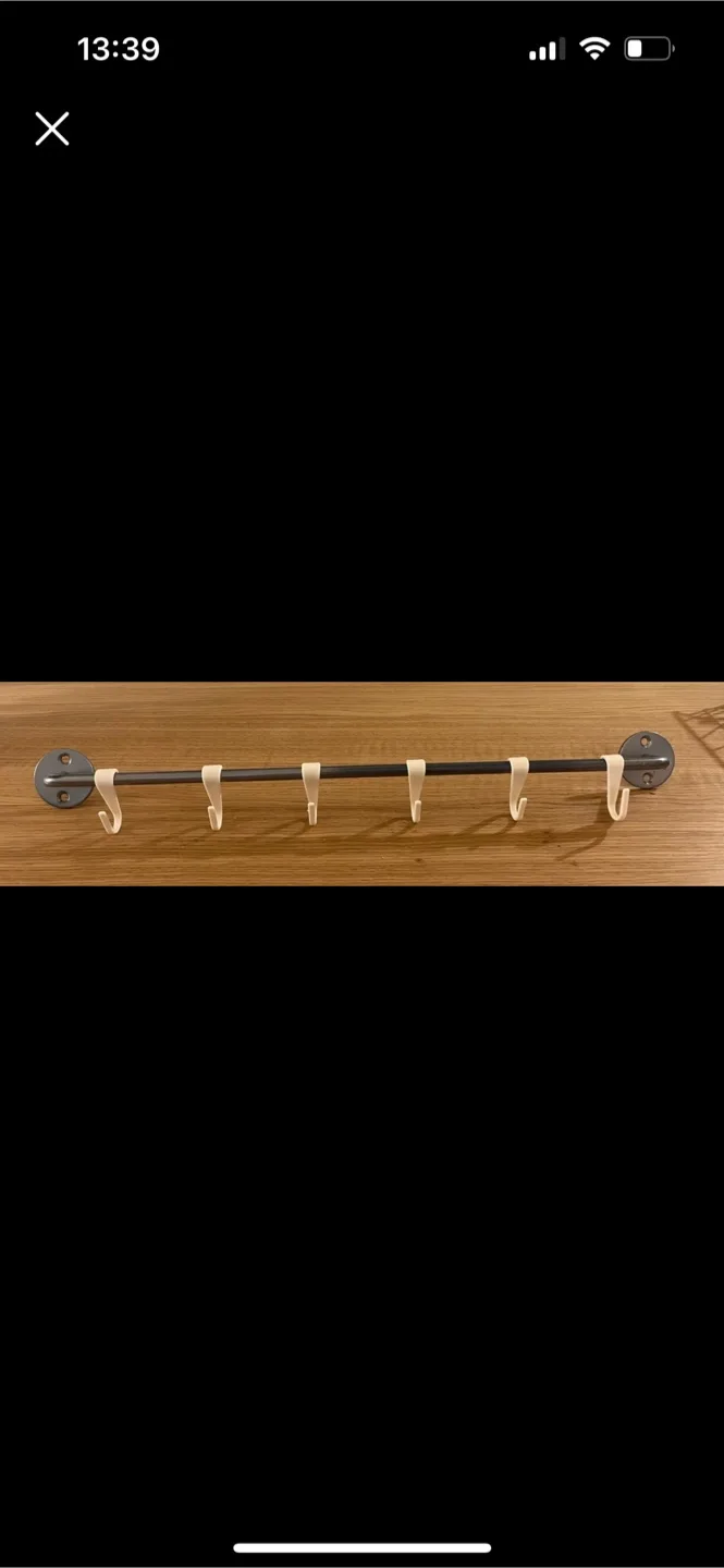 IKEA Pot Rack with Six Hooks thumbnail