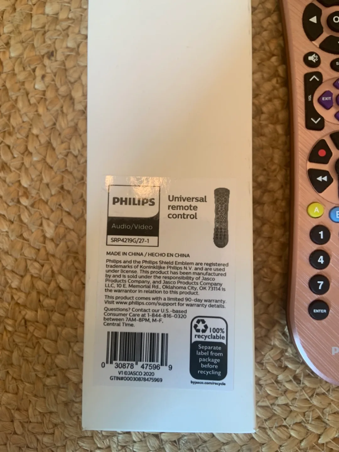 Philips Universal Remote - Rose, 4-Device image indicator(3)