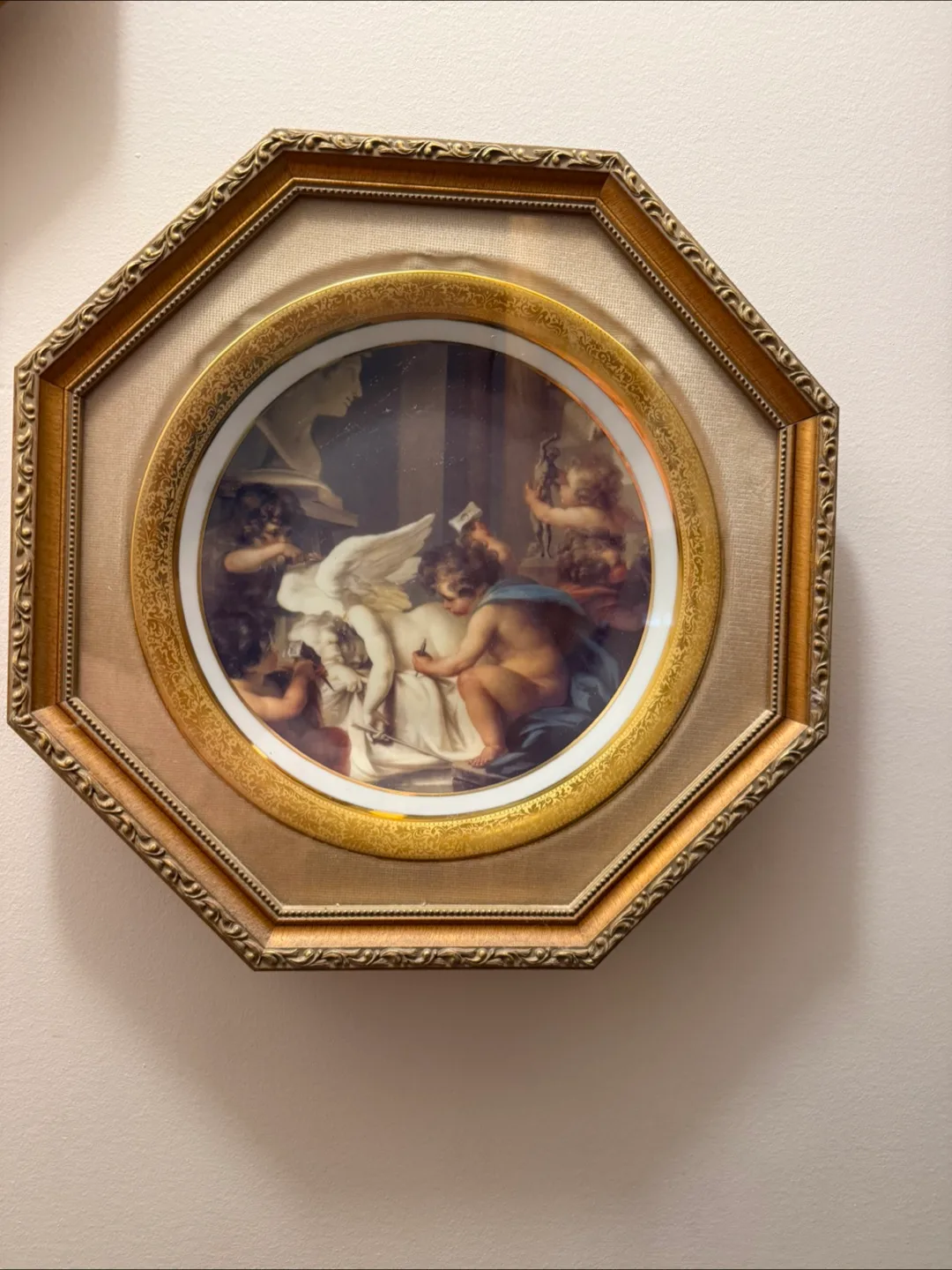 Gold Framed Decorative Plate (2) thumbnail