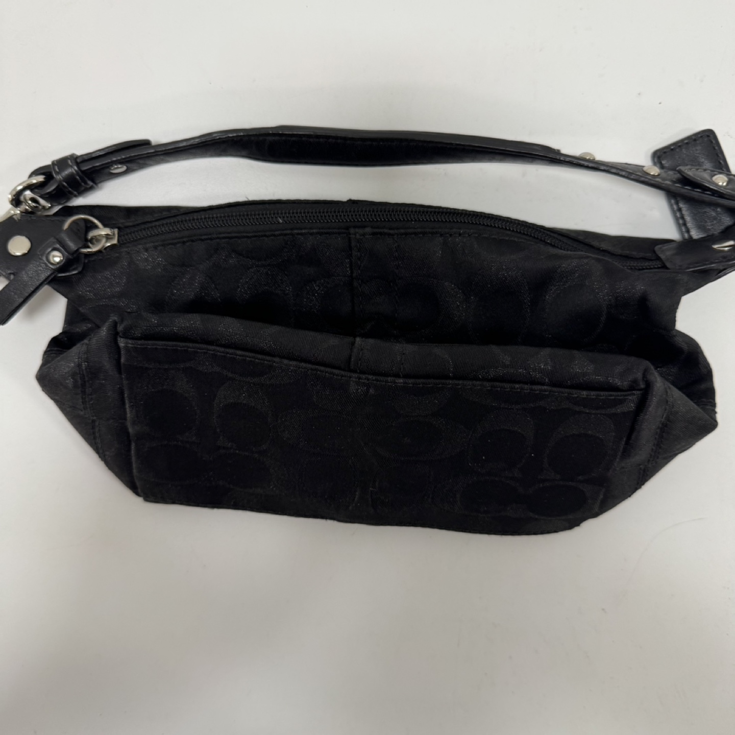 Coach Black Signature Wristlet Purse - photo 3