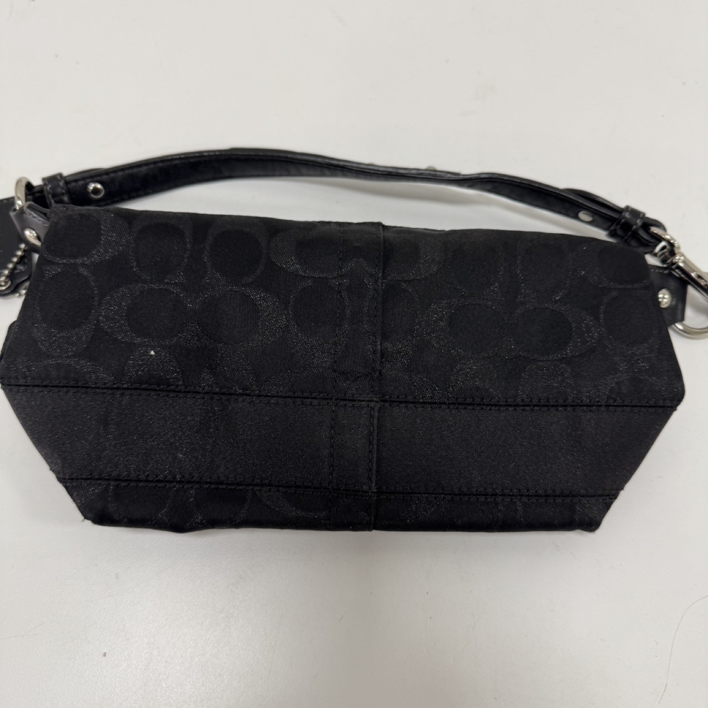 Coach Black Signature Wristlet Purse