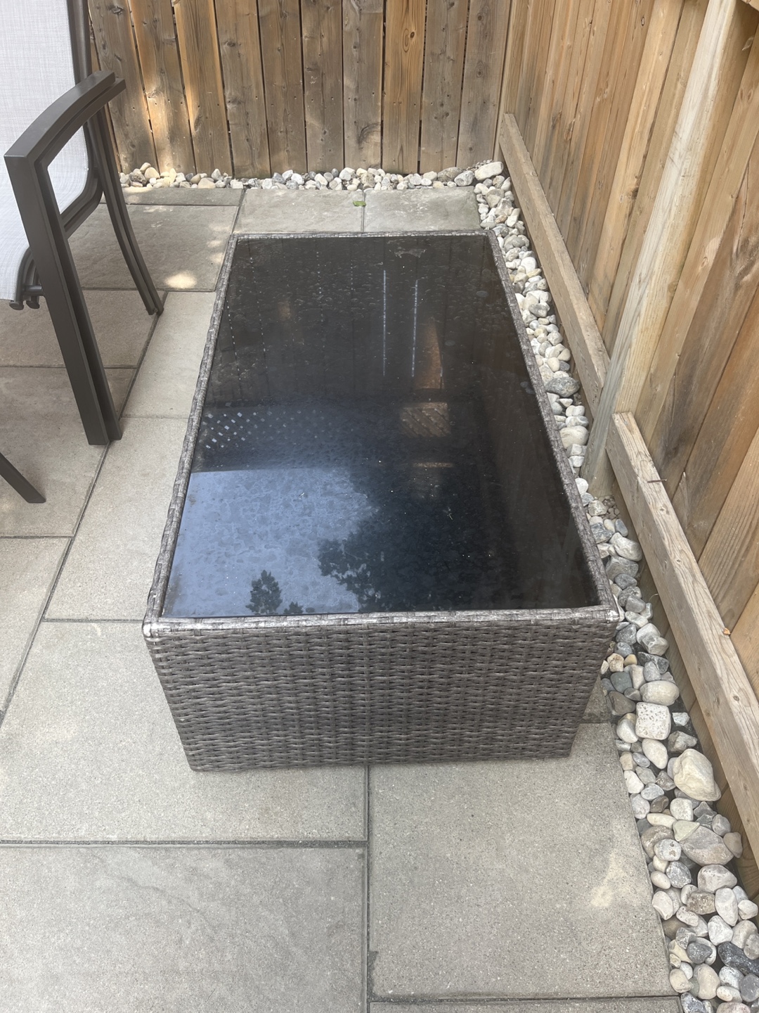 Wicker Patio Coffee Table
