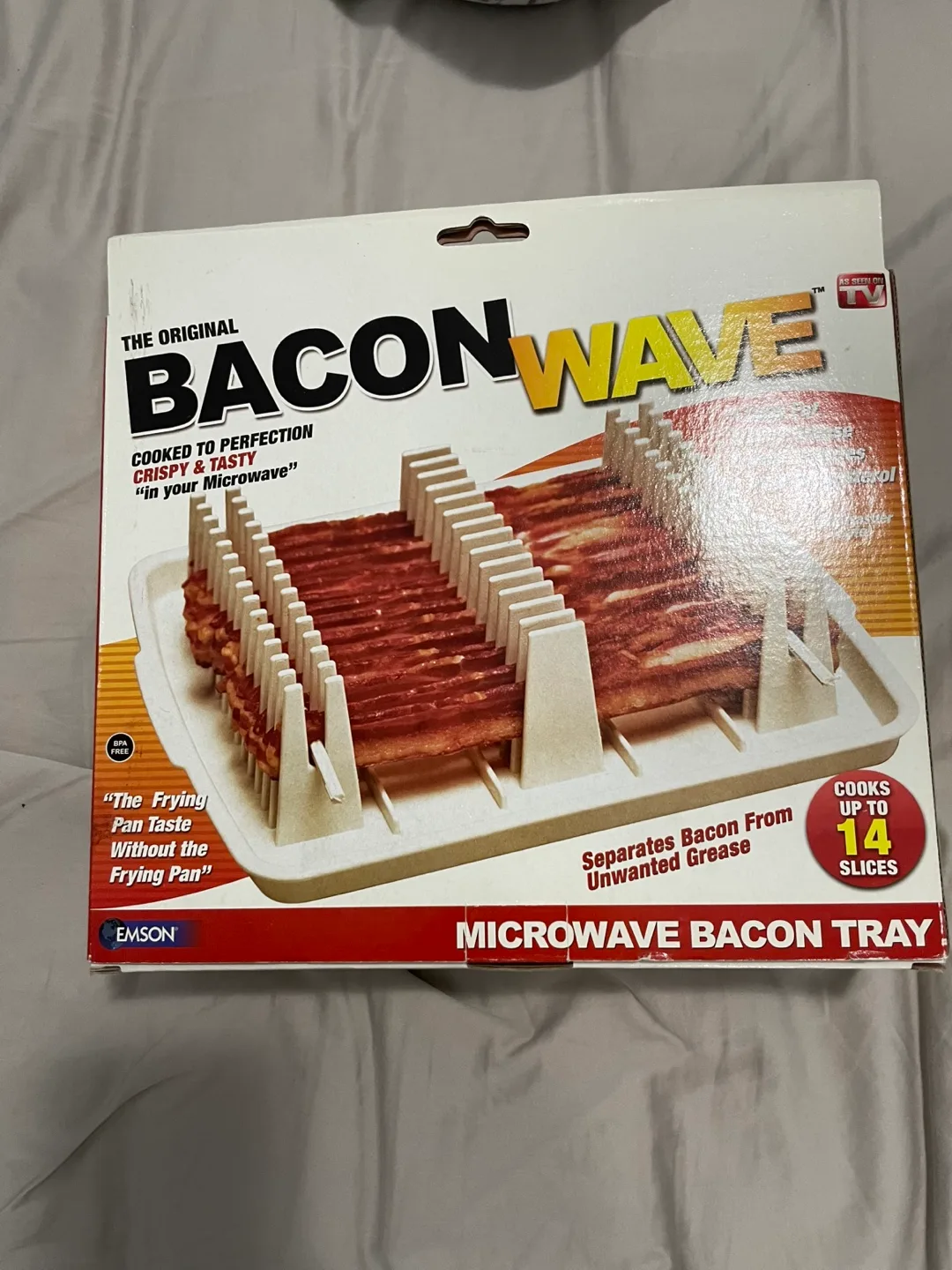 The Original Bacon Wave Microwave Tray - Emson thumbnail