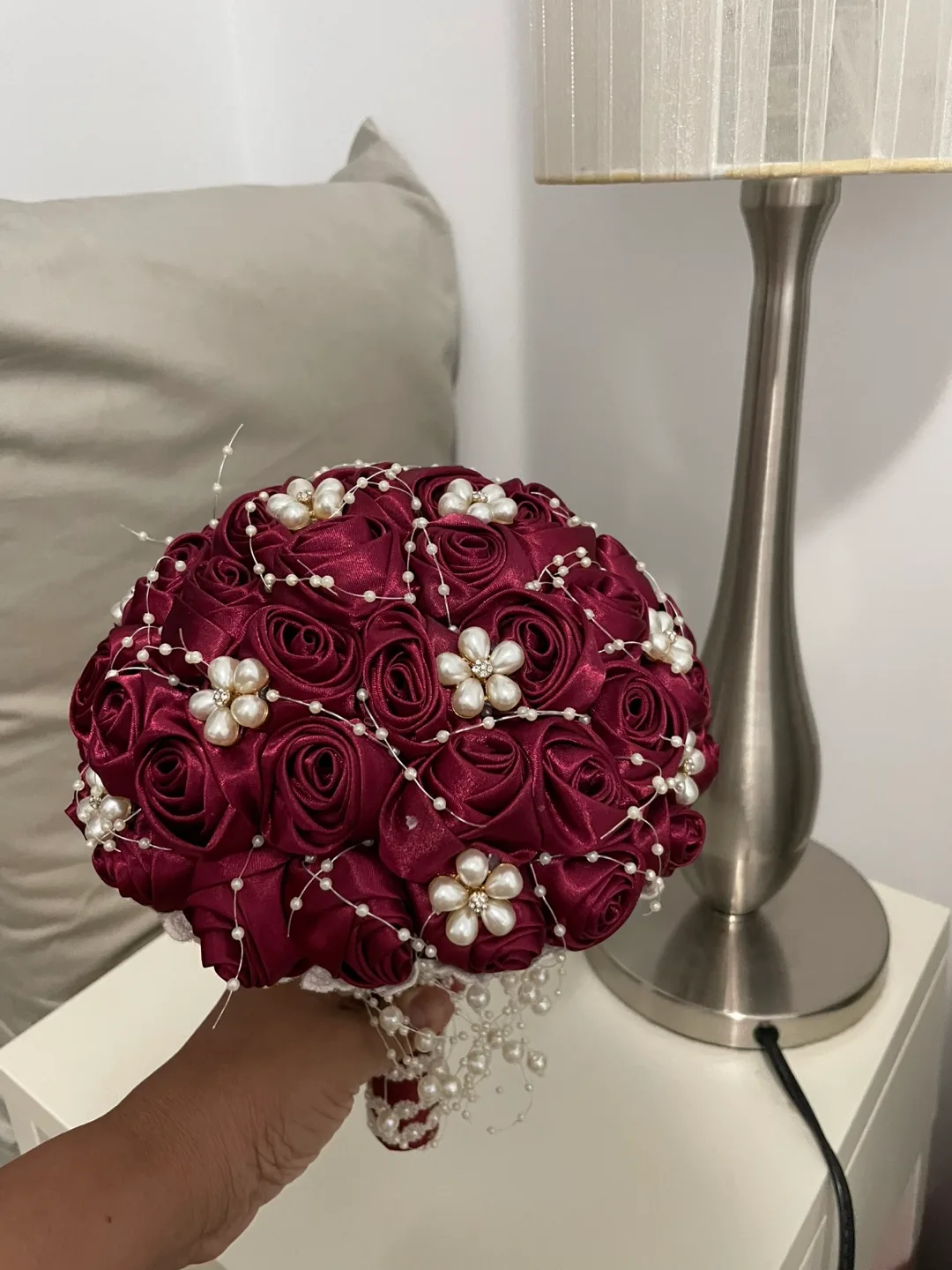 Burgundy Wedding Bouquet - Decorative thumbnail