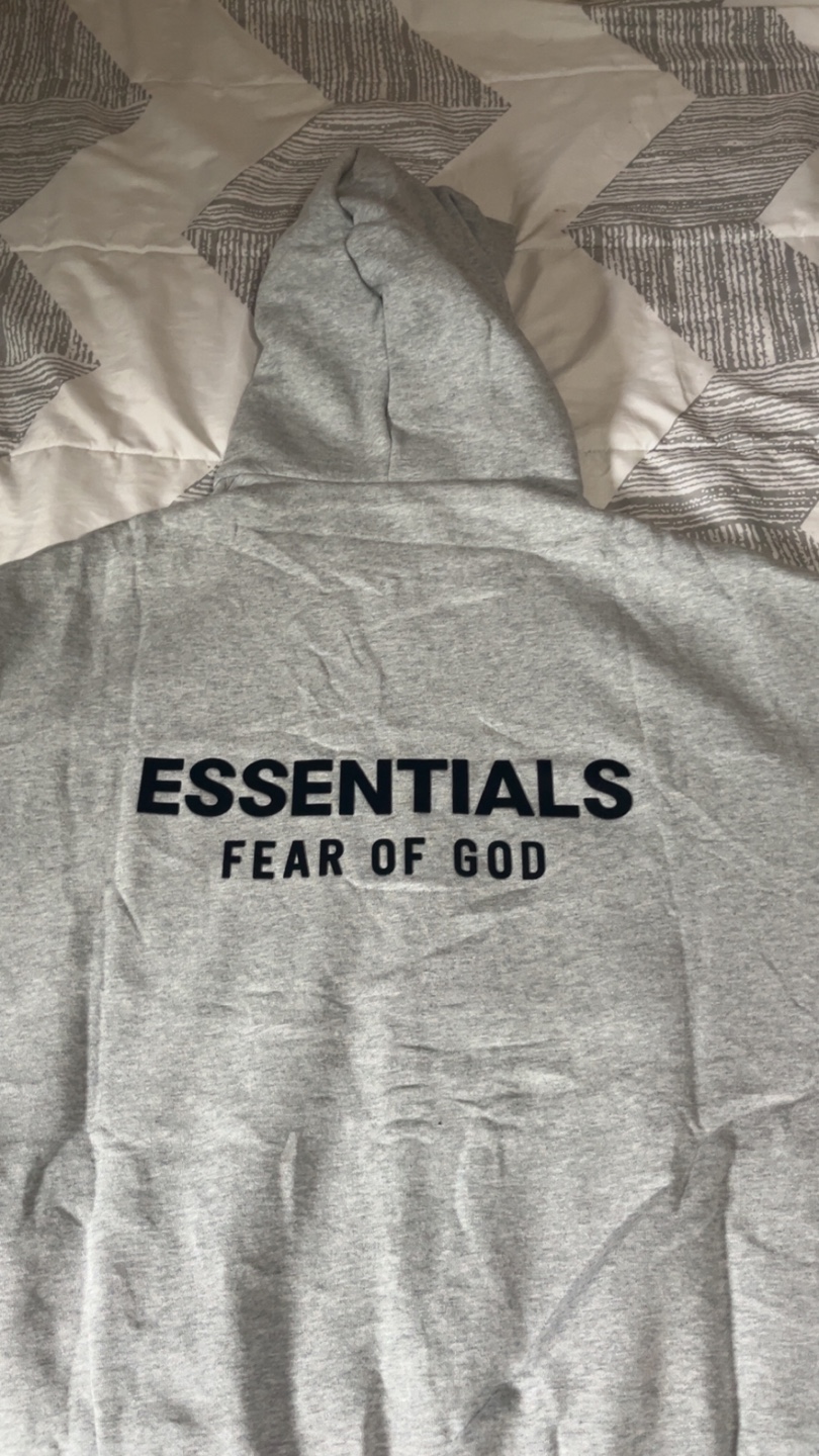 Essentials Fear of God Gray Hoodie - photo 2