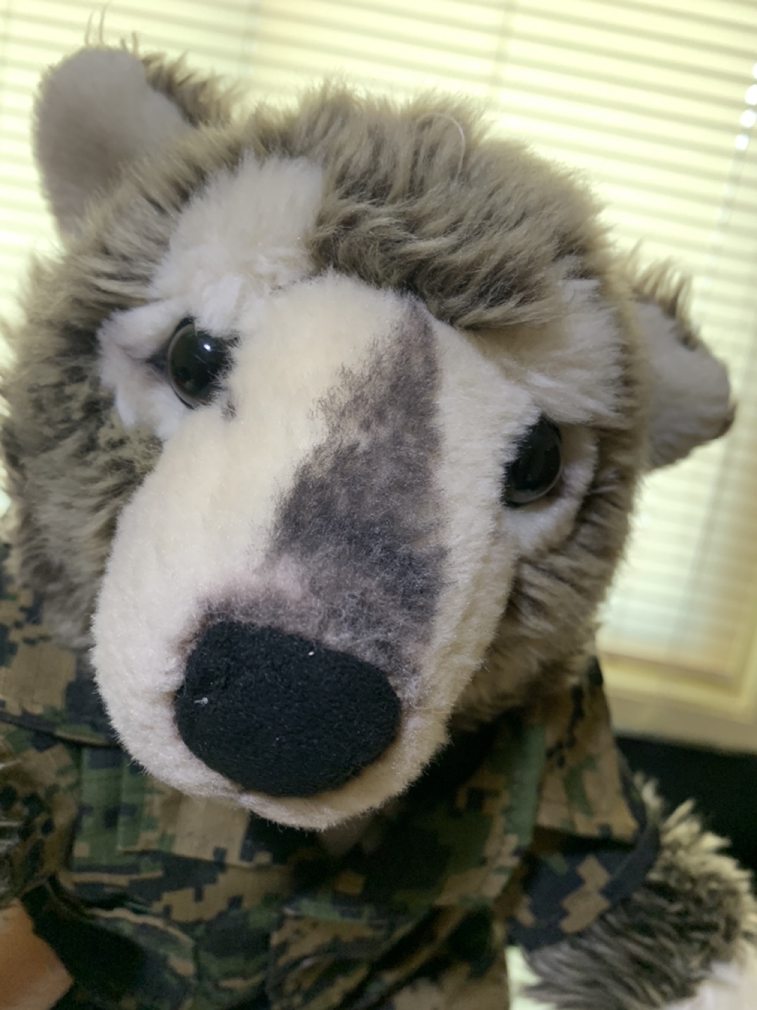 WWF Wolf Plush in Camo Outfit - photo 3