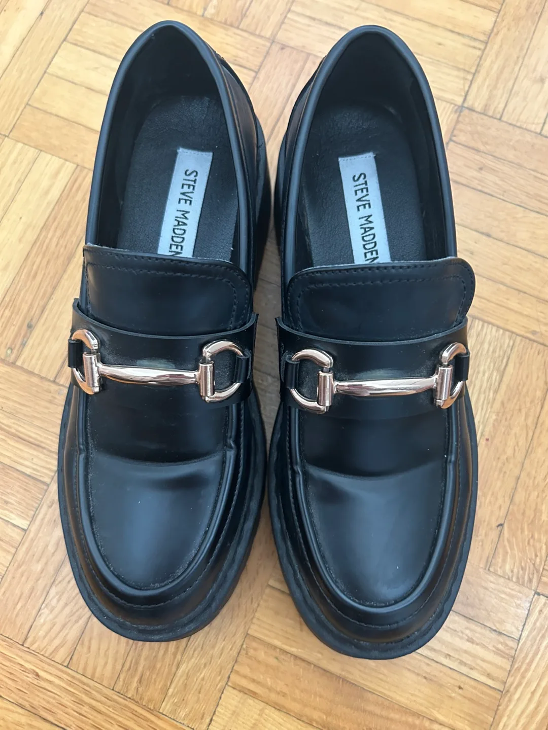 Steve Madden Black Loafers image indicator(5)