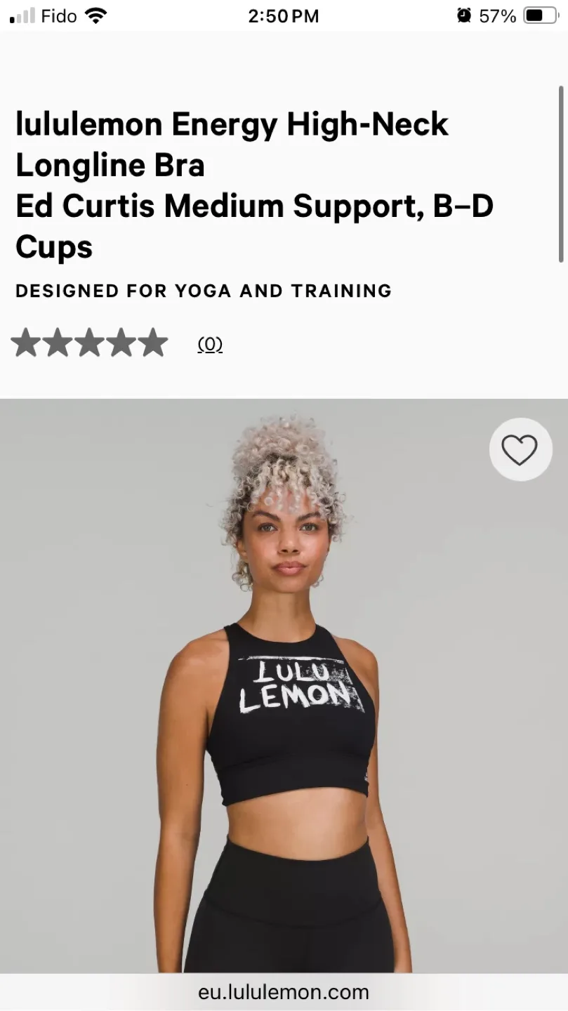 Lululemon Black Sports Bra - Size 6 image indicator(6)