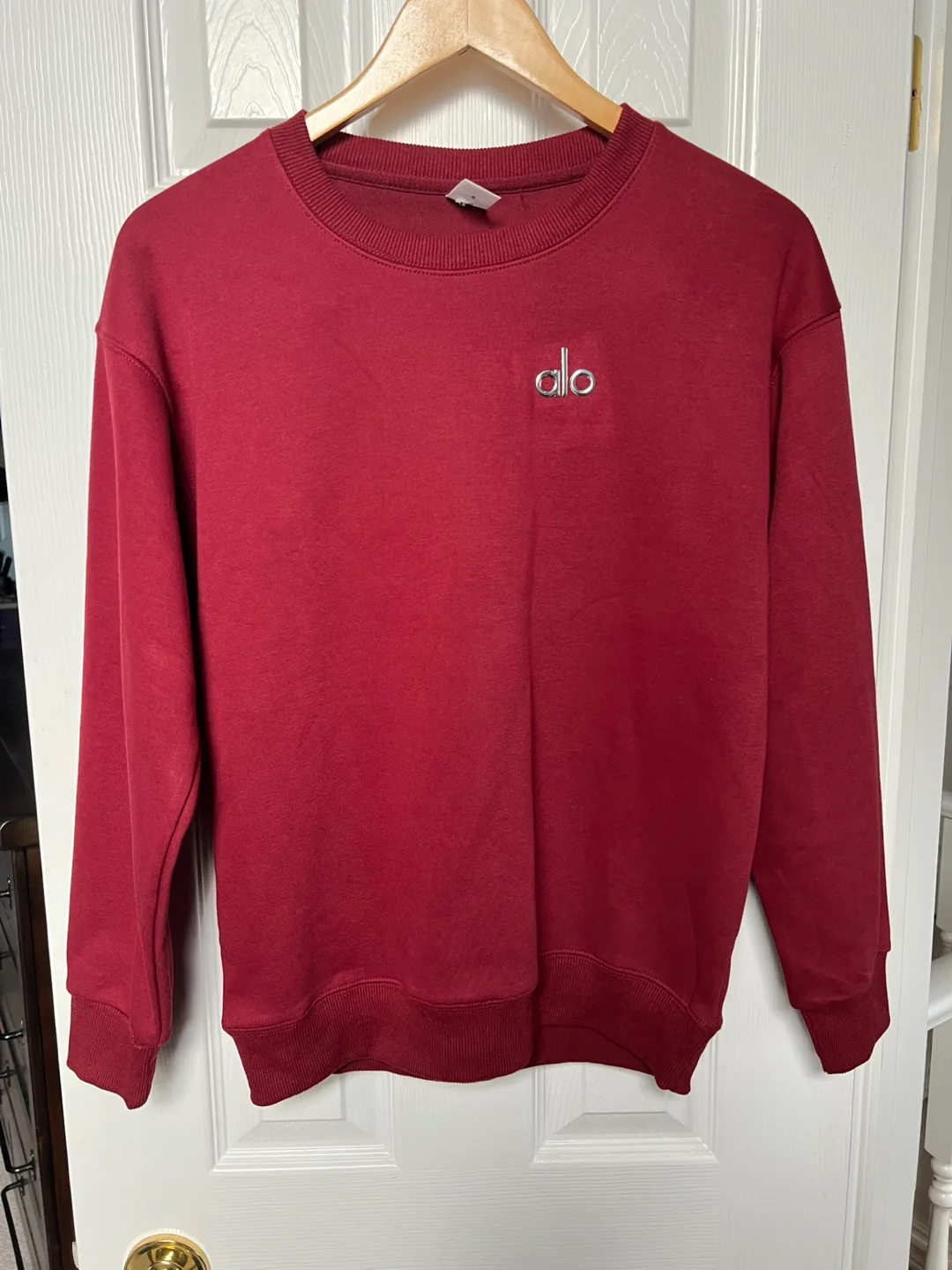 Alo Yoga Red Pullover Sweatshirt thumbnail