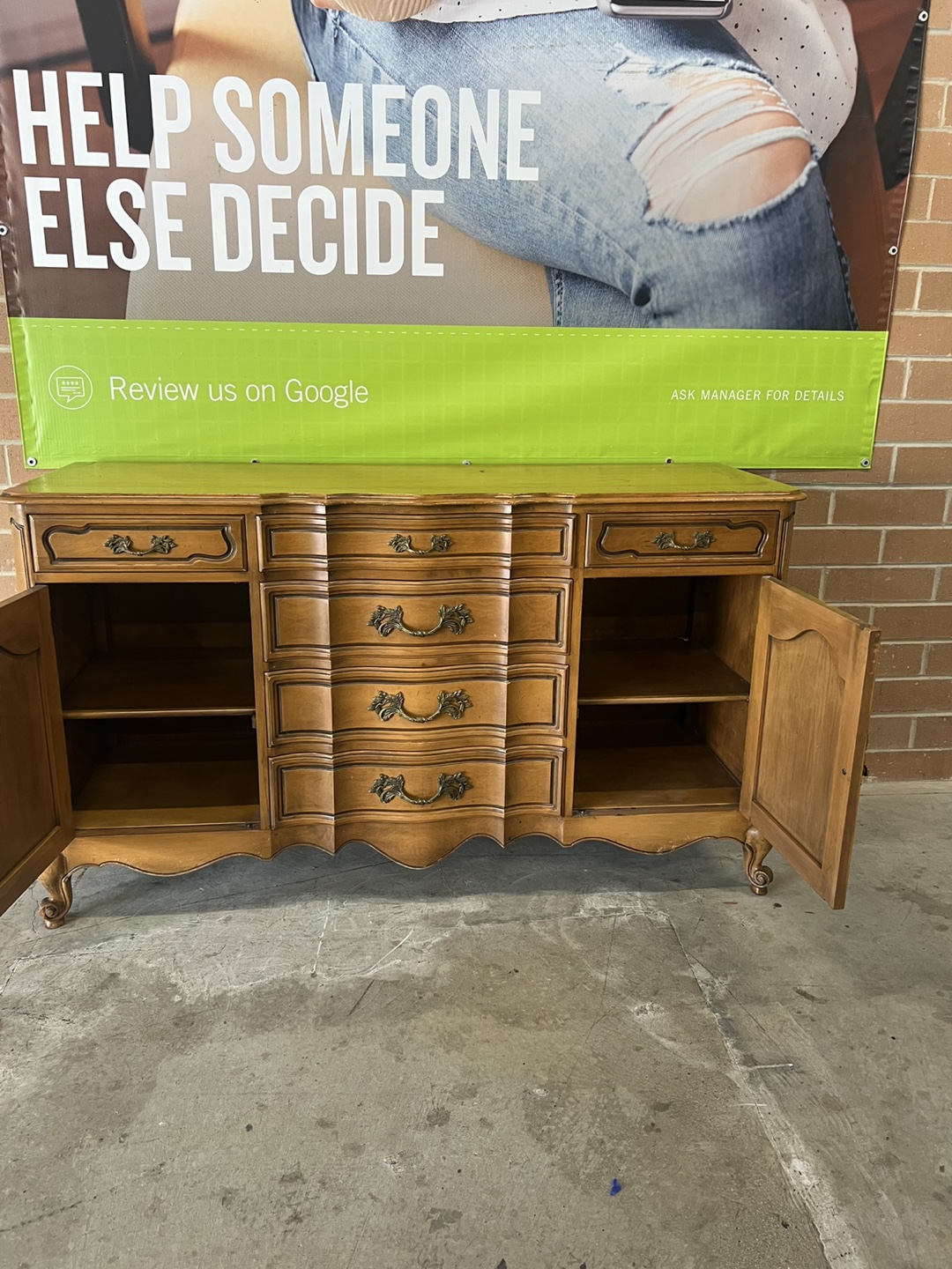 Wooden Sideboard/ Buffett Cabinet - photo 3