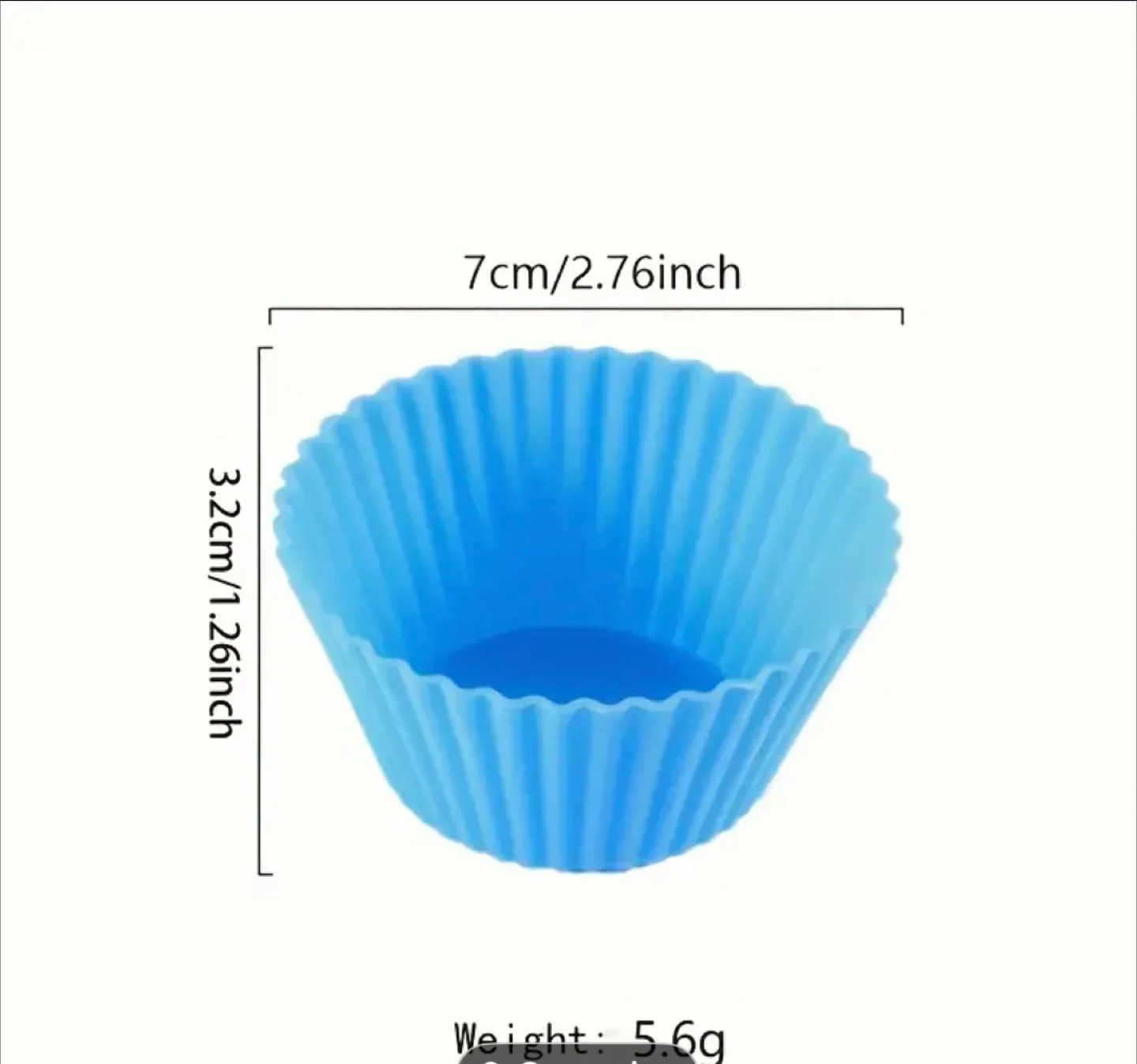 12-Piece Rainbow Silicone Cupcake Liners image indicator(3)