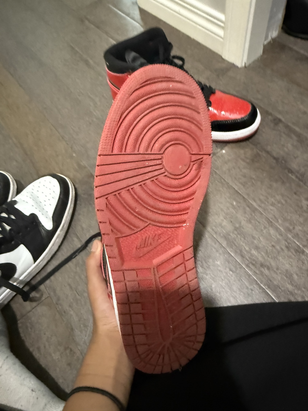 Nike Air Jordan 1 High Patent Bred - photo 5