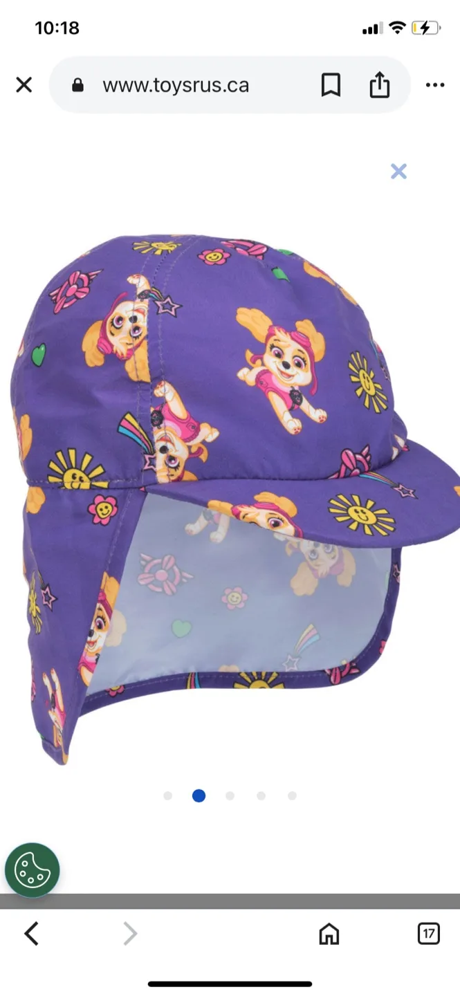 Paw Patrol Skye Purple Sun Hat - New image indicator(4)