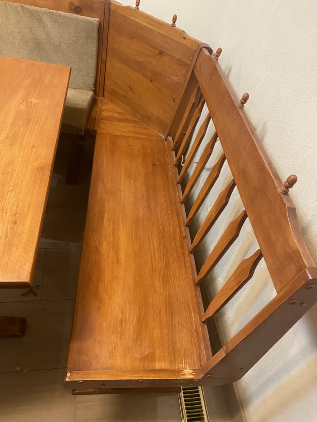 Wooden Dining Nook Set - photo 5