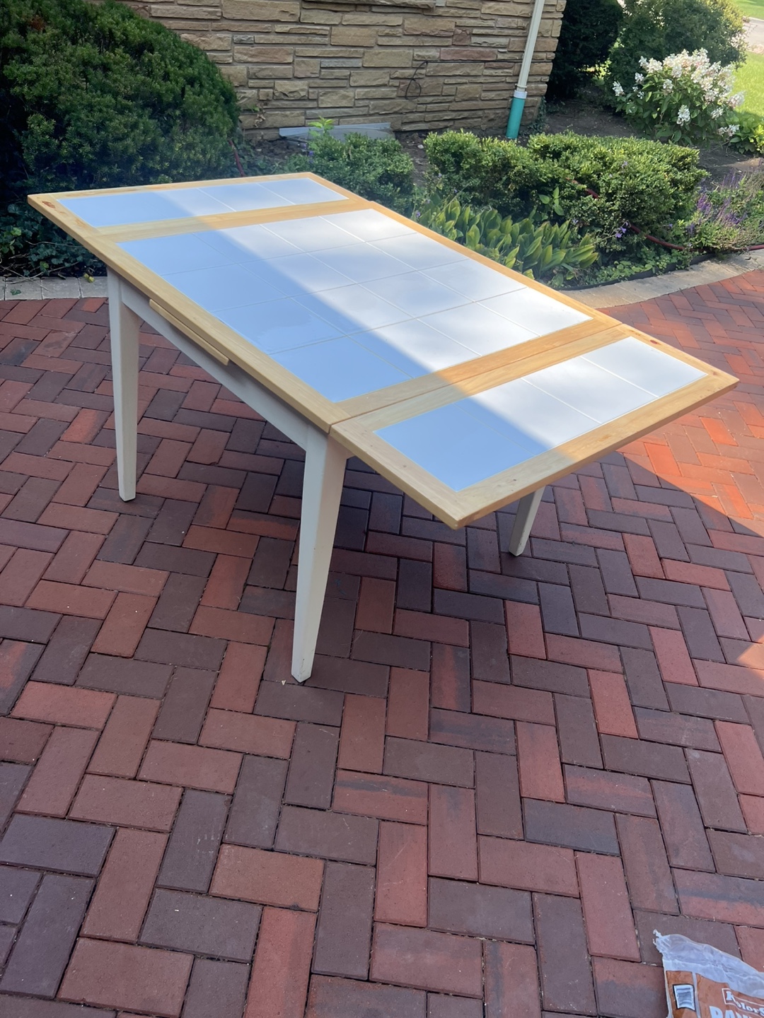 Extendable Tile Top Dining Table - photo 2