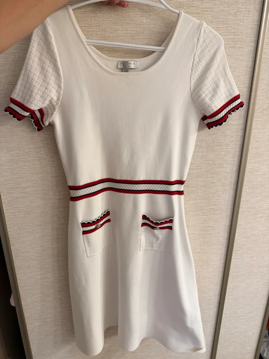 Sandro Paris White Dress thumbnail